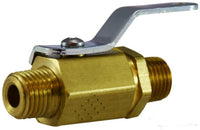 46910 | 1/8 MIP X MIP MINI BALL VALVE, Brass Fittings, Miniature Ball Valves, Male x Male | Midland Metal Mfg.