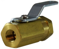 46920 | 1/8 FIP X FIP MINI BALL VALVE, Brass Fittings, Miniature Ball Valves, Female x Female | Midland Metal Mfg.