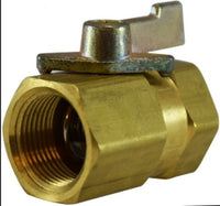 46924 | 1/2 FIP X FIP MINI BALL VALVE, Brass Fittings, Miniature Ball Valves, Female x Female | Midland Metal Mfg.