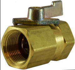 Midland Metal Mfg. 46924 1/2 FIP X FIP MINI BALL VALVE, Brass Fittings, Miniature Ball Valves, Female x Female  | Blackhawk Supply