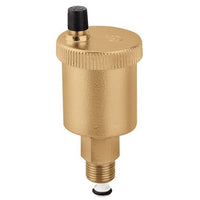 502115A | Air Vent MinCal Automatic with Service Check Valve 1/8 Inch Brass Male NPT 150 Pounds per Square Inch | Hydronic Caleffi