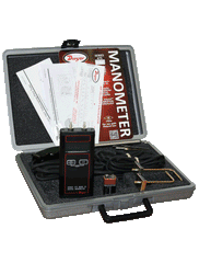 Dwyer 475-00T-FM-AV Air velocity kit | range 0-4.00" w.c. | max. pressure 10 psig | kit includes static pressure tips | rubber tubing | telescoping Pitot tube | step drill | air velocity slide chart and carrying case  | Blackhawk Supply