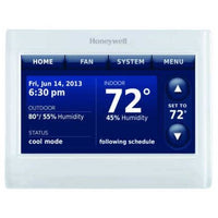 THX9421R5021WW/U | Thermostat Prestige Programmable High Definition 2 Wire Touchscreen 18-30 Voltage Alternating Current 4 Heat/2 Cool Heat Pump-3 Heat/2 Cool Conventional 7 Day Front White/Side White 40-90/50-99 Degrees Fahrenheit | HONEYWELL HOME