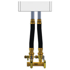 Webstone 4FK4-WIF Boiler Installation Kit Manifold with Flex 1-1/4" Threaded Brass  | Blackhawk Supply