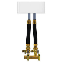 Webstone 5FK4-WIF Boiler Installation Kit Manifold with Flex 1-1/4" Sweat Brass  | Blackhawk Supply