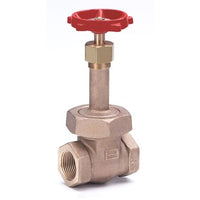 1184-114 | Gate Valve Bronze 1-1/4 Inch Threaded Rising Stem Union Solid Wedge Disc/Stainless Steel Seat 300SWP/1000WOG | Milwaukee Valves