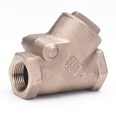 Milwaukee Valves 507-2 Check Valve 2 Inch Bronze Swing Y-Pattern NPT 300SWP/600WOG  | Blackhawk Supply