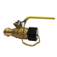 BA480BH-12 | Ball Valve UltraPress Brass 1/2 Inch Press x Hose 2 Piece Full Port | Milwaukee Valves