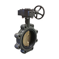 CL323ED-600 | Butterfly Valve Ultra-Pure CL Cast Iron 6 Inch Lug Gear EPDM Aluminum Bronze 200 Pounds per Square Inch | Milwaukee Valves