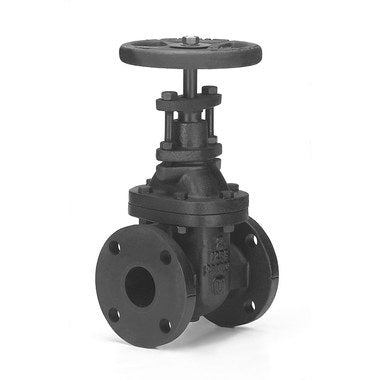 Milwaukee Valves F2882M-300 Gate Valve Cast Iron 3 Inch Flanged Non-Rising Stem Bolted Solid Wedge Disc 125SWP/200WOG  | Blackhawk Supply