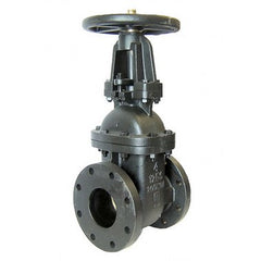 Milwaukee Valves F2885M-1000 Gate Valve Cast Iron 10" Flanged IBBM 125#  | Blackhawk Supply