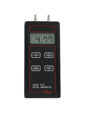 Dwyer 477B-4 Handheld digital manometer | 0 to 10 psi (0 to 68.95 kPa)  | Blackhawk Supply
