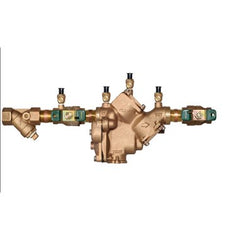 Watts LF909-QT-S-FS1 Backflow Preventer LF909-FS Small Reduced Pressure Zone Assembly 1 Inch Lead Free Bronze Quarter Turn with Strainer FNPT 175 Pounds per Square Inch  | Blackhawk Supply