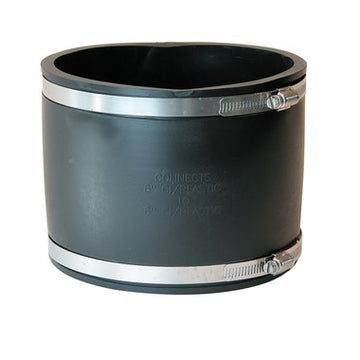 Fernco 1056-66 Coupling Flexible 6 Inch Cast Iron/Plastic to Cast Iron/Plastic  | Blackhawk Supply