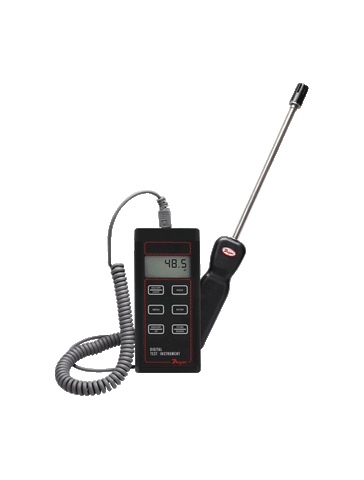 Dwyer 485B-1 Digital thermo-hygrometer includes 9V battery | sensing probe | wrist strap | hard carrying case and instructions  | Blackhawk Supply