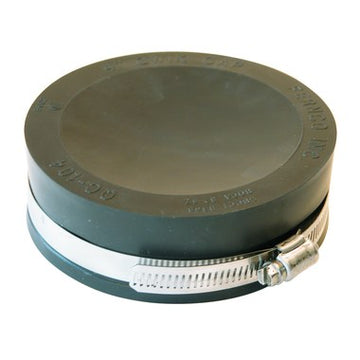 Fernco QC-104 End Cap Qwik Flex 4 Inch  | Blackhawk Supply