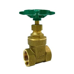 Red White Valve 267AB112 Gate Valve Lead Free Brass 1-1/2 Inch Threaded 200PSI for WOG  | Blackhawk Supply