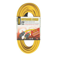 Construction Electrical Products 2587SW8802 Extension Cord 25 Feet 12/3AWG Yellow PVC SJTW  | Blackhawk Supply