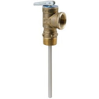 LF100XL4-34 | Relief Valve Temperature and Pressure 3/4 Inch Male x Female Lead Free 210 Degrees Fahrenheit for Water Heaters and Hot Water Storage Tanks | Not Selected