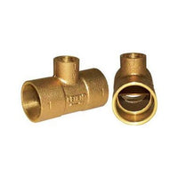 302-205NL | Tee T-570NL Monoflow 1 x 3/4 Inch Lead Free Cast Brass Scoop Design | Legend Valves