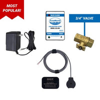 RS-094-3/4 | Leak Detector Water Heater with Automatic Shut-Off 3/4 Inch Valve Alarm | Floodmaster