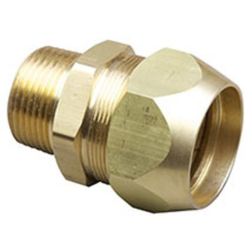 Tracpipe FGP-SFST-500 Adapter AutoSnap Straight Brass 1/2 Inch Male NPT Threaded  | Blackhawk Supply