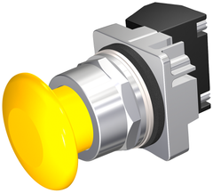 Siemens Electrical 52PM9W4J PUSHBUTTON | MOM | YLW | 1 3/4" PLST | 2POS | 1NC  | Blackhawk Supply