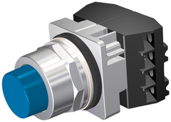 Siemens Electrical 52PM8B5B PUSHBUTTON | MOM | BLU | EXTENDED | 2POS | 2NO-2NC  | Blackhawk Supply