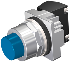 Siemens Electrical 52PM8B5H PUSHBUTTON | MOM | BLU | EXTENDED | 2POS | 1BAH  | Blackhawk Supply