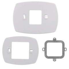 Resideo 50001137-001 COVER PLATE ASSEMBLY FOR TH1000DH, TH2000DH, TH3000, TH4000, TH5000, TH6000, TB7000 SERIES THERMOSTATS. CONTAINS SMALL COVER PLATE, MEDIUM COVER PLATE, BRACKET AND MOUNTING HARDWARE.  | Blackhawk Supply