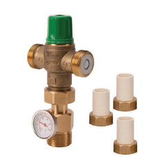 Taco 5002-HX-B3-G 1/2" CPVC Union 5002 Heating Only Mixing Valve w/ Gauge  | Blackhawk Supply