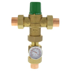 Taco 5003-C3-G 3/4" Sweat Union 5003 Mixing Valve w/ Gauge (Low Lead)  | Blackhawk Supply