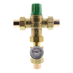 Taco 5003-HX-C3-G 3/4" Sweat Union 5003 Heating Only Mixing Valve w/ Gauge  | Blackhawk Supply