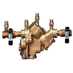 Watts LF909QTHW-34 Backflow Preventer LF909 Reduced Pressure Zone Assembly 3/4 Inch Lead Free Bronze Quarter Turn Stainless Steel Check Module 175 Pounds per Square Inch  | Blackhawk Supply