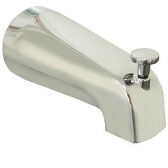 Kissler Bathroom Fixtures 82-0014 Tub Spout with Diverter 1/2 Inch Chrome Plated  | Blackhawk Supply