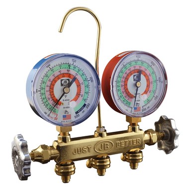 J/B Industries SAE Fittings 22225 Manifold Patriot 2 Valve for R22/R404A/R410A Brass  | Blackhawk Supply
