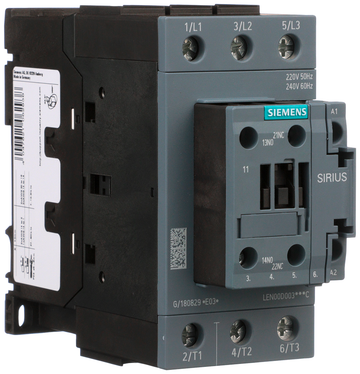 Siemens Electrical US2:LEN00D003024C CONTACTOR | LTG | EH | OPEN | 60A | 3NO | 24V  | Blackhawk Supply