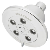 S-3011-E2 | Showerhead Chelsea 3 Function Low Flow with Anystream Technology Polished Chrome 4-1/2 Inch 2.0 Gallons per Minute | Speakman