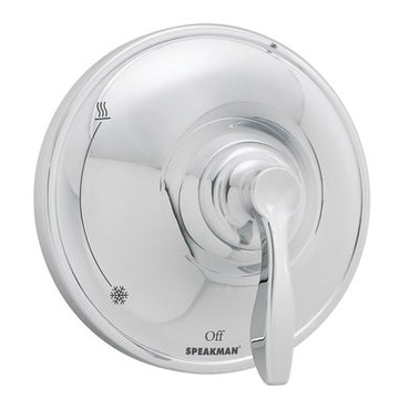 Speakman SM-10000-P Pressure Balance Valve Chelsea with Trim 1 Lever Polished Chrome ADA  | Blackhawk Supply