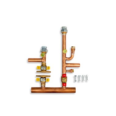 Navien Boilers & Water Heaters GFFM-MSOZUS-001 Manifold Kit Primary Quick Install 1-1/2 x 1 Inch for NHB  | Blackhawk Supply