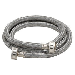 Fluidmaster 9WM60HE Washer Connector High Efficiency Braided Stainless Steel 60 Inch 3/4 Inch Hose Fitting  | Blackhawk Supply