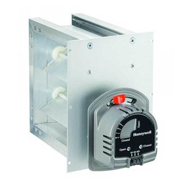 HONEYWELL HOME ZD8X16TZ/U Zone Damper TrueZone ZD Parallel Blade 8L x 16H Inch Rectangular 16 Inch Side or Top Extruded Aluminum Power Closed Spring Open  | Blackhawk Supply