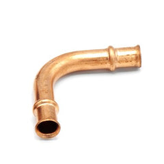 Refrigeration Press Fittings 3031060600111 Elbow 90 Degree Long-Radius 3/8 Inch Copper Press x Press  | Blackhawk Supply