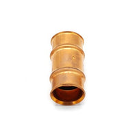 3011181800111 | Coupling with Stop 1-1/8 Inch Copper Press x Press 700 Pounds per Square Inch | Refrigeration Press Fittings