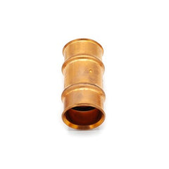 Refrigeration Press Fittings 3011181800111 Coupling with Stop 1-1/8 Inch Copper Press x Press 700 Pounds per Square Inch  | Blackhawk Supply
