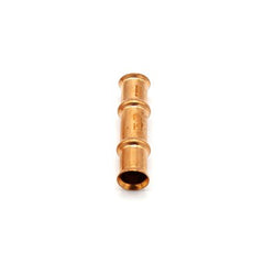 Refrigeration Press Fittings 3011080800111 Coupling with Stop 1/2 Inch Copper Press x Press 700 Pounds per Square Inch  | Blackhawk Supply