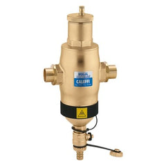 Hydronic Caleffi 546197A Air and Dirt Separator DiscalDirtMag 5461 with Magnet 1-1/4 Inch Brass Sweat 150 Pounds per Square Inch 32-250 Degrees Fahrenheit  | Blackhawk Supply