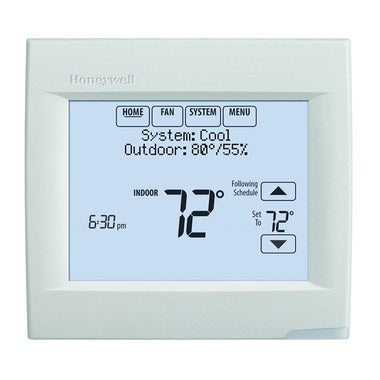 HONEYWELL HOME TH8321WF1001/U Thermostat VisionPRO 8000 Programmable WiFi Universal 18-30 Voltage Alternating Current 3 Heat/2 Cool 7 Day Arctic White 40-90/50-99 Degrees Fahrenheit  | Blackhawk Supply