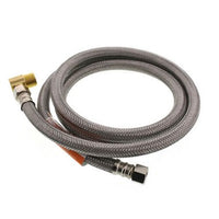 B6W60 | Dishwasher Connector Flexible 60 Inch 3/8 Inch Compression with 3/8 Inch Elbow | Fluidmaster