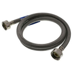 Fluidmaster B9WM48 Washer Connector Flexible Braided Stainless Steel 48 Inch 3/4 Inch Hose Fitting  | Blackhawk Supply